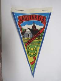 Lauttakylä - Huittinen -matkailuviiri / souvenier pennant