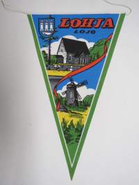 Lohja - Lojo -matkailuviiri / souvenier pennant