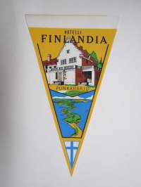 Punkaharju - Hotelli Finlandia -matkailuviiri / souvenier pennant