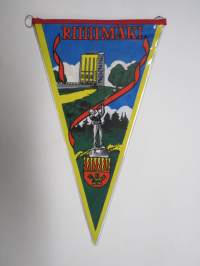 Riihimäki - Suomi / Finland (2-puolinen) -matkailuviiri / souvenier pennant