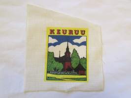 Keuruu -kangasmerkki, matkailumerkki, leikkaamaton