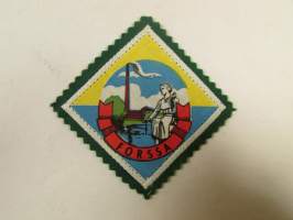Forssa -kangasmerkki / matkailumerkki / hihamerkki / badge -pohjaväri vihreä
