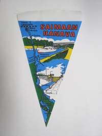 Saimaa - Saimaan kanava -matkailuviiri / souvenier pennant