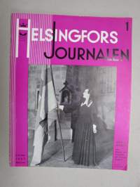 Helsingfors Journalen 1937 nr 1, Den undergörande misteln, Hemmet för värnlösa barn i Grankulla, Helsingfors Skepsvarv försvinner efter 175 år, Käte Kruse dockor