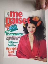 Me Naiset 1979 nr 2, 11.1.1979, Anneli Sari, Heikki Korpi, Tapio Räisänen, Ursula Andress, Naiset Kanarialla, Titta Karakorpi & Jaakko Pakkasvirta, ym.