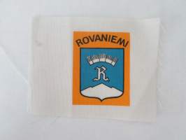 Rovaniemi -kangasmerkki, matkailumerkki, leikkaamaton