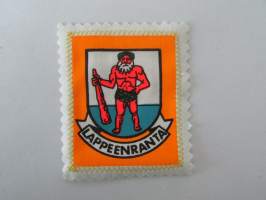 Lappeenranta -kangasmerkki / matkailumerkki / hihamerkki / badge -pohjaväri valkoinen