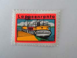 Lappeenranta -kangasmerkki / matkailumerkki / hihamerkki / badge -pohjaväri valkoinen