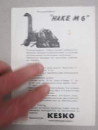 Hake M 6 pienpuuhakkuri -myyntiesite