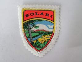 Kolari -kangasmerkki / matkailumerkki / hihamerkki / badge -pohjaväri valkoinen