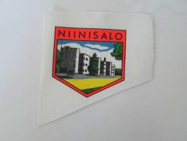 Niinisalo -kangasmerkki, matkailumerkki, leikkaamaton