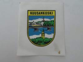 Kuusankoski -kangasmerkki, matkailumerkki, leikkaamaton