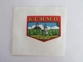 Kuhmo - Vehoniemi -kangasmerkki, matkailumerkki, leikkaamaton