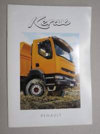 Renault Kerax -myyntiesite / sales brochure