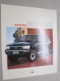 Toyota 4 Runner -myyntiesite / sales brochure