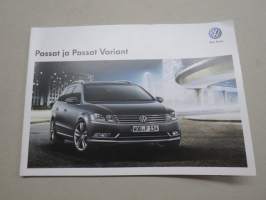 Volkswagen Passat ja Passat Variant -myyntiesite / sales brochure