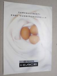 Toyota Hiace -myyntiesite / sales brochure
