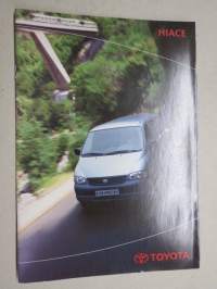 Toyota Hiace -myyntiesite / sales brochure