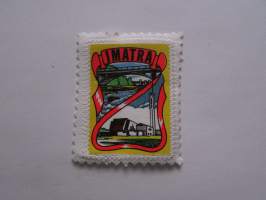 Imatra -kangasmerkki / matkailumerkki / hihamerkki / badge -pohjaväri valkoinen