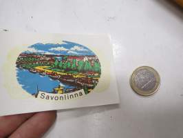Savonlinna-siirtokuva / matkamuisto, iso koko
