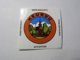 Keuruu -tarra, matkamuistotarra 1970-luvulta