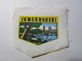 Jämsänkoski -kangasmerkki, matkailumerkki, leikkaamaton