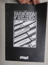 Hohner Harmonicas & Melodicas -catalog / catalogue, soitinten - huuliharppu / melodica / tarvikkeet - luettelo