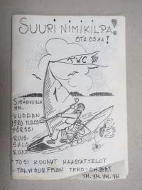 Turku Windsurfer Club 1981 nr 1 -vielä nimeämätön jäsenlehti