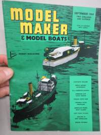 Model Maker & Model Boats 1964 September -pienoismallilehti