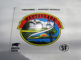 Rautavaara -tarra, matkamuistotarra 1970-luvulta