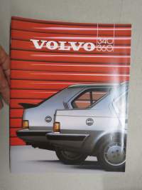 Volvo 340, 360 -myyntiesite, ruotsinkielinen