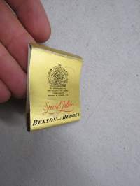 Benson & Hedges tupakka -mainostikkuvihko / tikkuaski