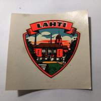 Lahti -siirtokuva / vesisiirtokuva / dekaali -1960-luvun matkamuisto