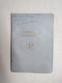 Skoda 2D Sedan 440, vm. 1957, HY-770, omistaja Pauli Asikainen, Tampere -rekisteriote / registerutdrag