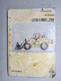 Volvo L150F / L180F / L220F kauhakuormaaja -käyttöohjekirja