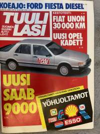 Tuulilasi 1984 nr 6 - Kestotesti: Fiat Unon 30 000 km, Uusi Opel Kadett, Uusi Saab 9000, ym.