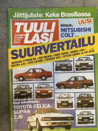 Tuulilasi 1984 nr 5 - Koeajo: Mitsubishi Colt, Toyota Celica Supra 2,8i, suurvertailu esim. Mukana Citroen BX, Fiat Regata, Ford Orion, Honda Civic, Mazda 626