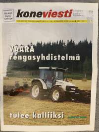 Koneviesti 1999 nr 10 - Väärä rengasyhdistelmä tulee kalliiksi, Fuusiosta