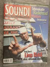 Soundi 2001 nr 5 - Tehosekoitin, Radiohead, Manboy, Stratovarius, Fred Durst, Limp Bizkit