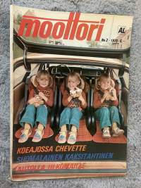 Moottori 1976 nr 2 - Koeajossa Chevette, Suomalainen kaksitahtinen, Autolla ulkomaille, ym.
