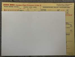 BMC Vanden Pias Princess 4 liter R 1968 -technical specifications, multilingual