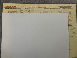 BMC Austin, Morris Mini 1000 Mk II Automatic 1969 -technical specifications, multilingual