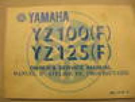 Yamaha YZ100F YZ 125F owner´s service manual 1st edition august 1978