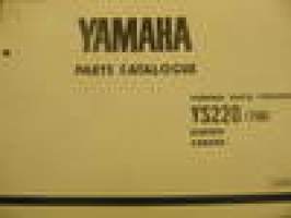 Yamaha AS220 Snow Thrower parts catalogue lumilinko varaosaluettelo