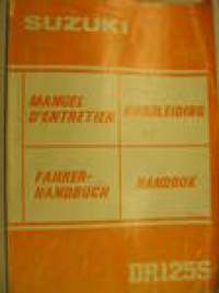 Suzuki DR125S owner´s manual käyttöohjekirja