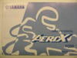 Yamaha AeroX YQ50 owner´s manual käyttöohjekirja