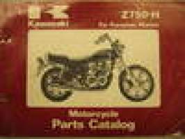 Kawasaki Z750-H Parts Catalog varaosaluettelo