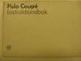 Volkswagen Polo Coupé åm. 1987 intruktionsbok