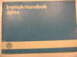Volkswagen Jetta åm. 1985 instruktionsbok