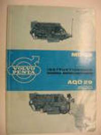 Volvo Penta MD29 AQD29-200 Instruktionsbok marina dieselmotorer